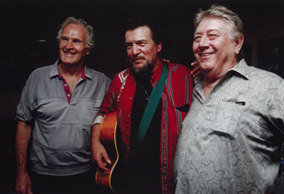 Don with Waylon Jennings and Jack Clement