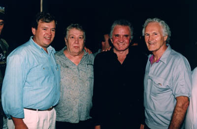 Don with Johnny Cash and Jack Clementin Nashville, 1995